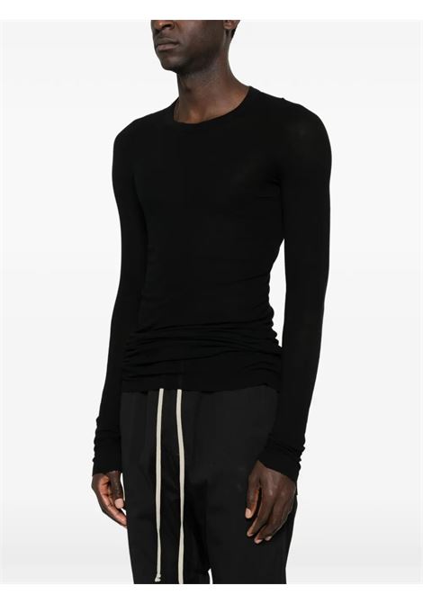 rib ls t tee man black RICK OWENS | RU01F2250 RC09